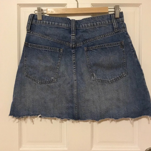 Madewell High-Waisted Denim Skirt - Picture 2 of 4